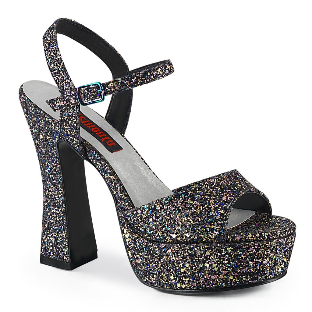 Sandale Plateforme Demonia Dolly 09 Glitter Femme - Multicolore 16374-LMOE